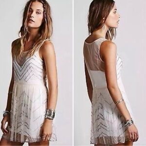 Free People Embellished Mini Mesh Small
